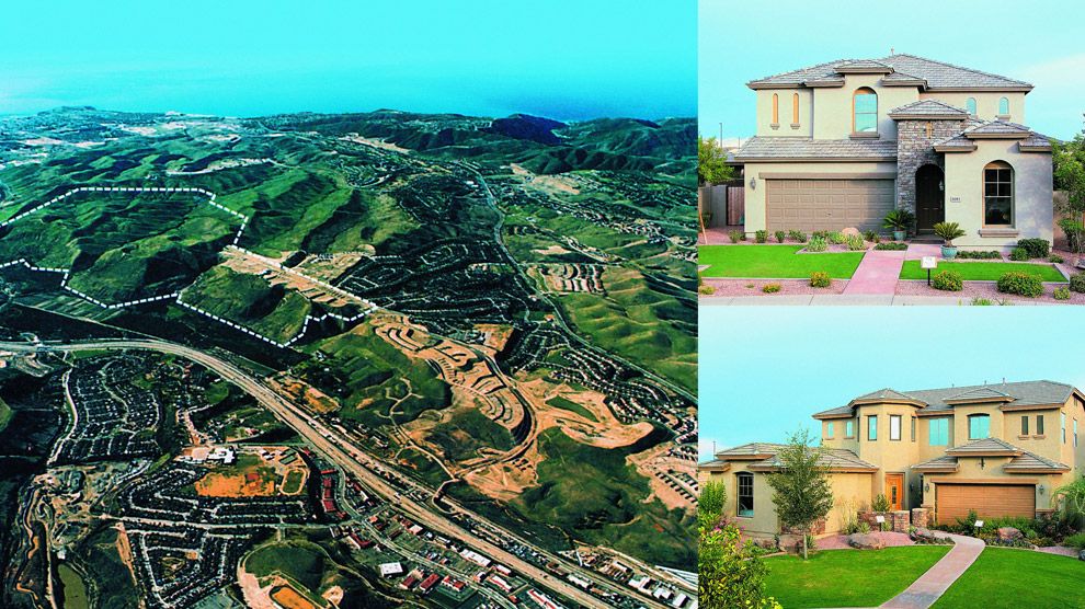 Aerial view of Southern California